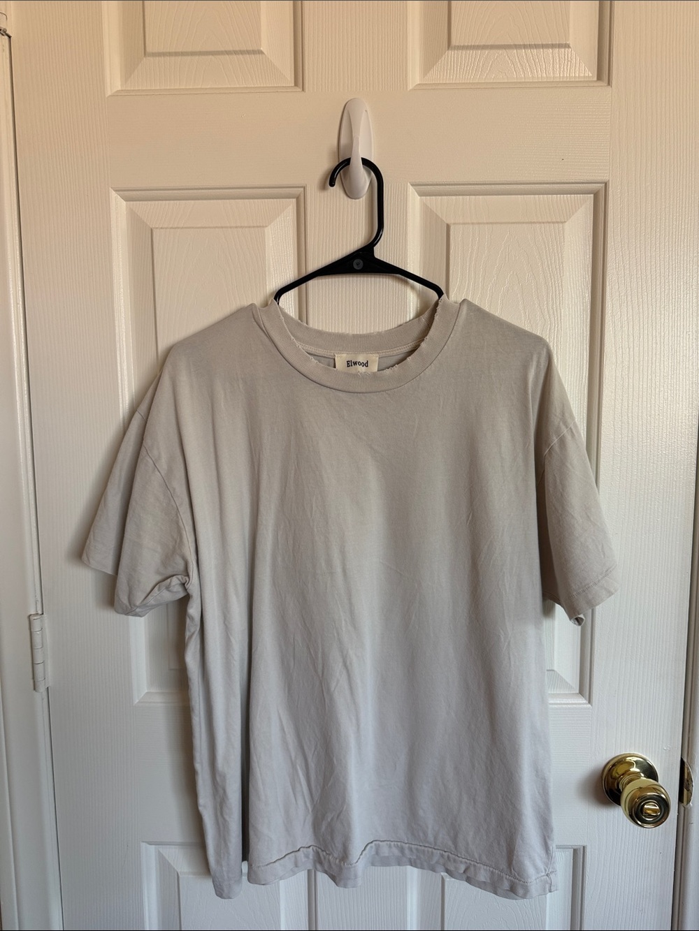 Elwood Core Collection Distressed Tee - Off White